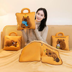 Multifunctional Capybaras Pillow 2 In 1 Hand Warmer Cosmia.pk