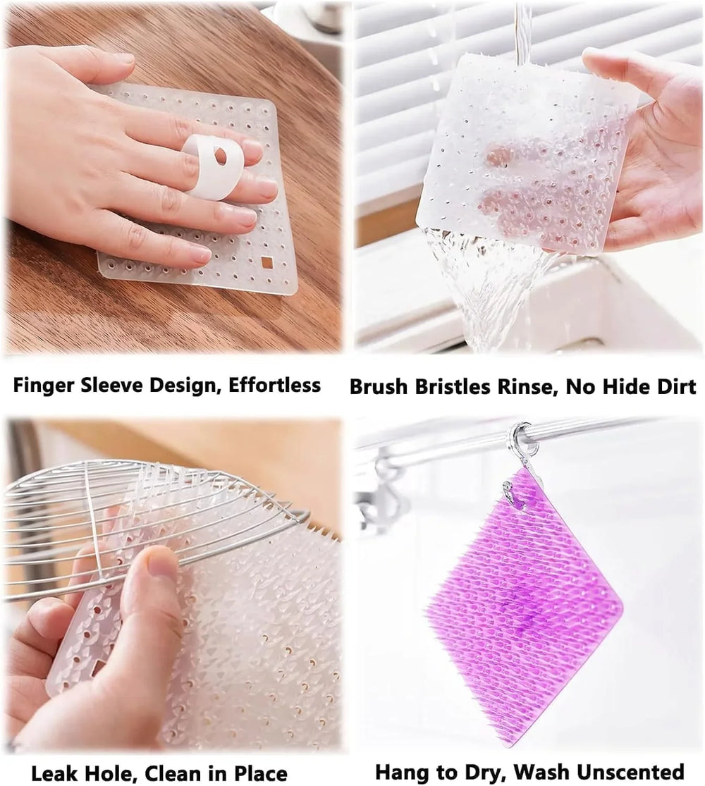 Multifunctional Flexible Scrubber Brush - Vegetable Cleaning Brushes Cosmia.pk