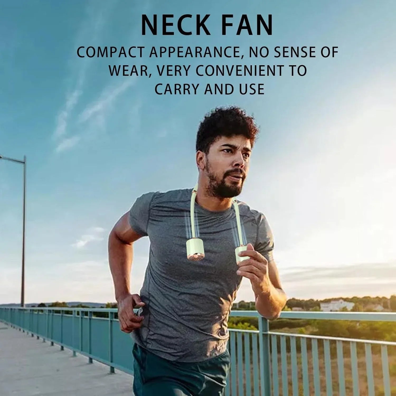 Portable 3-Speed Setting, 360° Cooling Air Flow Fan for Outdoor Travel Cosmia.pk