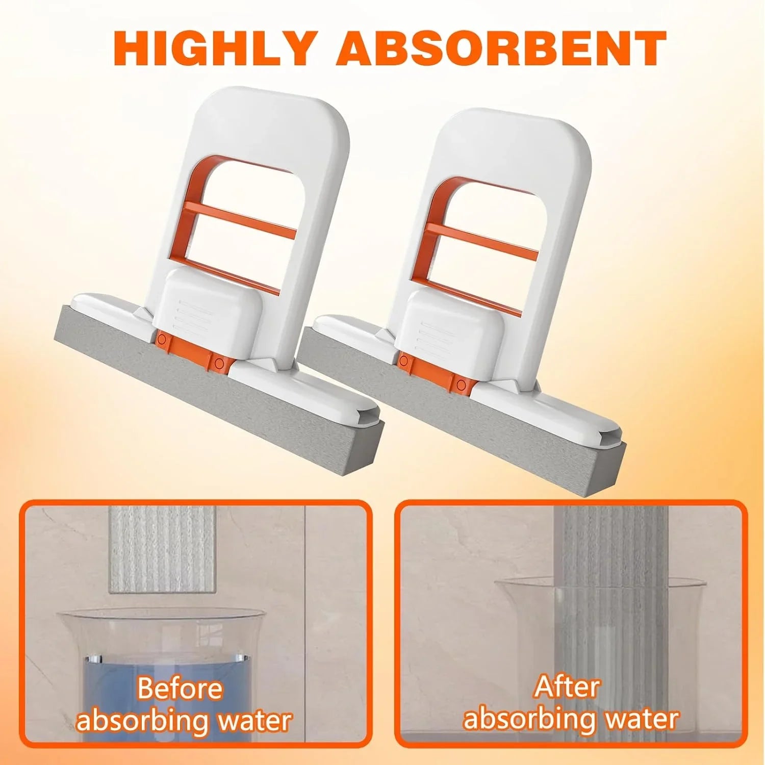 Self Squeezing Mini Mop, Wet and Dry Use Cleaning System Cosmia.pk
