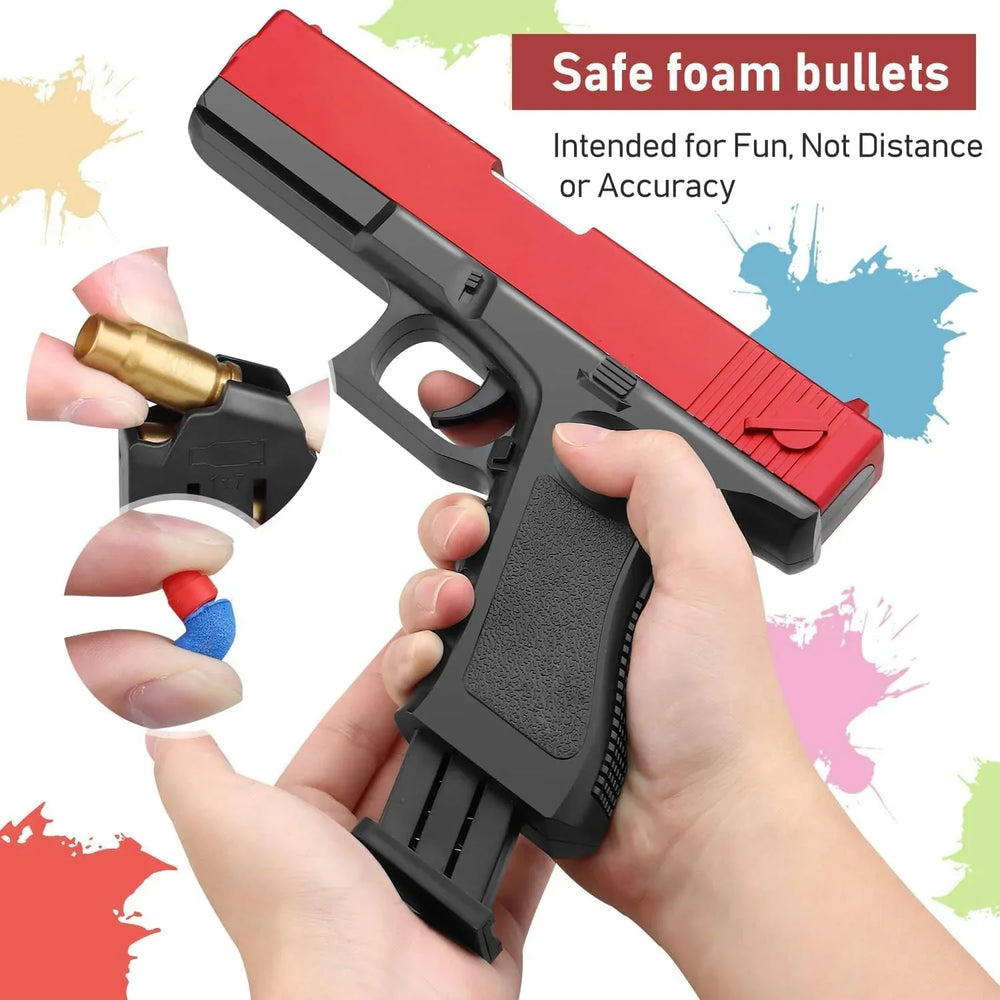 Soft Bullet Toy with Shell Ejection Magazine Cosmia.pk
