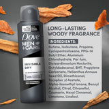 Dove Men+Care Invisible Dry Body Spray (250ml)