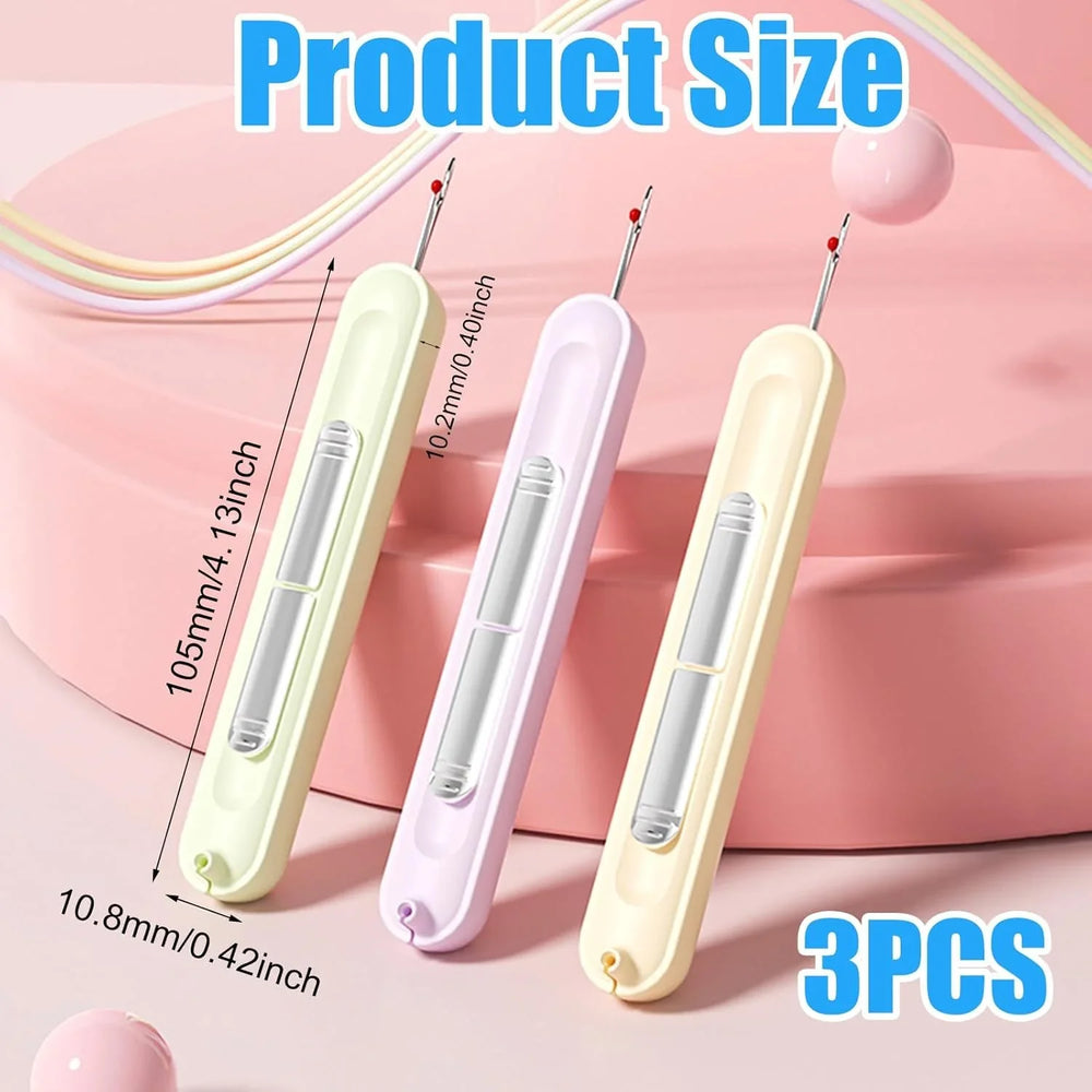 2-in-1 Needle Threader & Seam Ripper Tool for Hand Sewing - Each Cosmia.pk