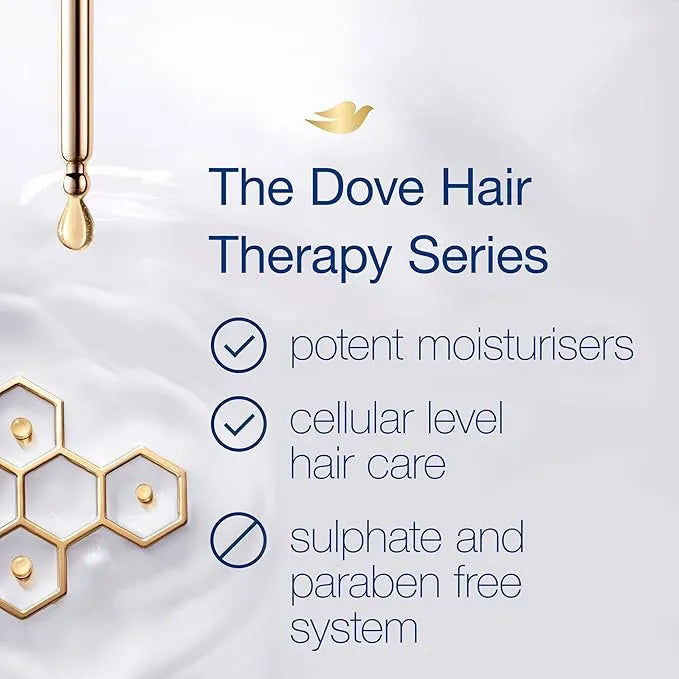 Dove Hair Therapy Breakage Remedy 0% Sulfates Nutrient-Lock Serum Shampoo 400ml Dove