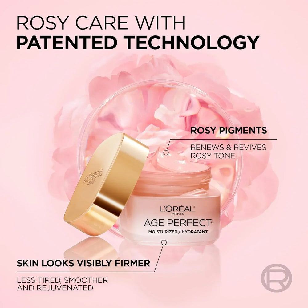 L'Oreal Paris Age Perfect Rosy Tone Anti-Aging Face Moisturizer 50ml Loreal Paris