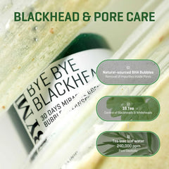 Some By Mi Bye Bye Blackhead 30 Days Miracle Green Tea Tox Bubble Cleanser - 120g Some By Mi