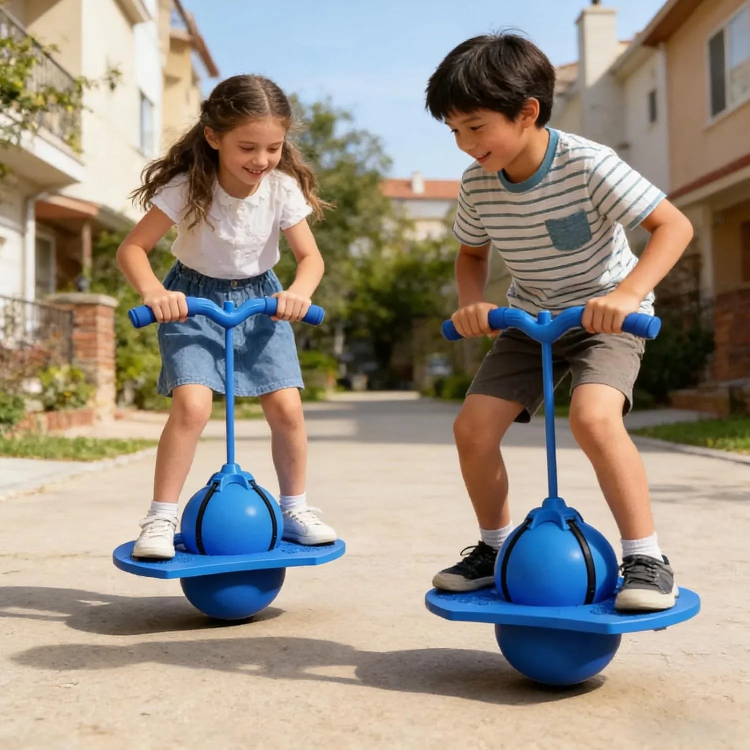 Balance Jumping Ball with Handle and Ball Pump Cosmia.pk