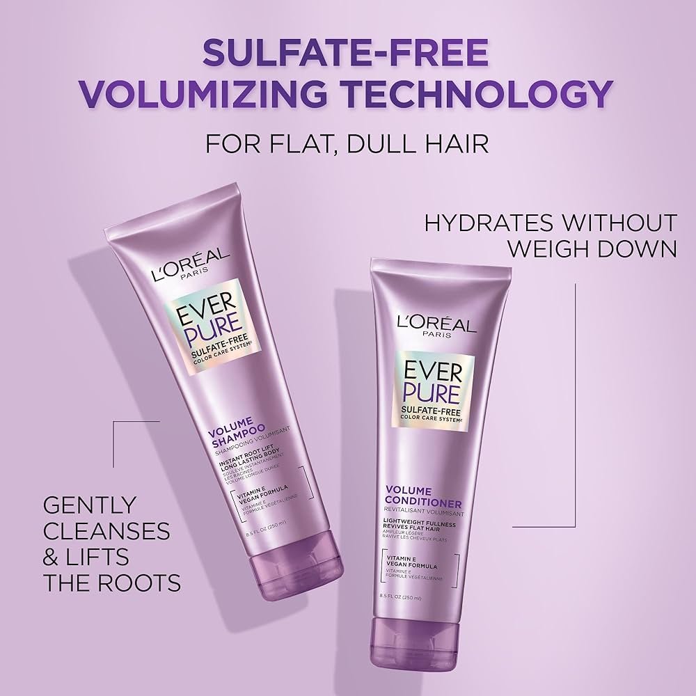 L'Oreal Hair Expert Everpure Volume Shampoo 250ml Loreal Paris