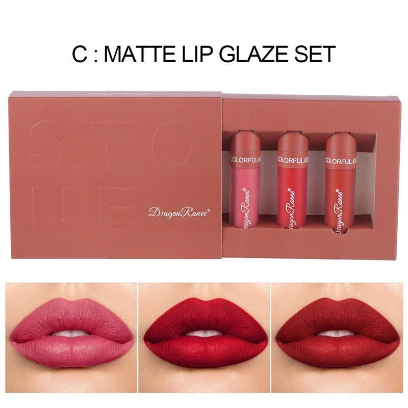 Dragon Ranee 3 Pcs High Quality Lipgloss Set Dragon Ranee