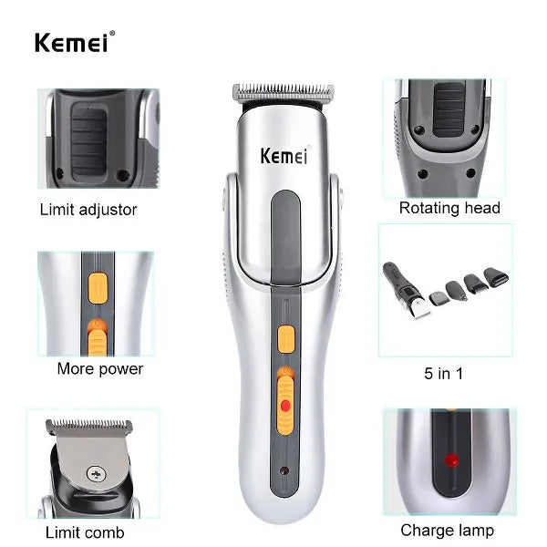 Kemei KM-680A 8 in 1 Grooming Kit (Original ) Kemei