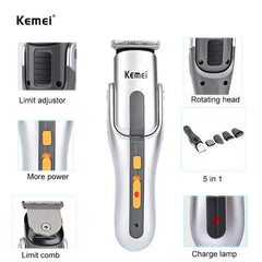 Kemei KM-680A 8 in 1 Grooming Kit (Original ) Kemei