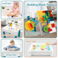 All-in-1 Kids Activity Table and Chairs Set Cosmia.pk