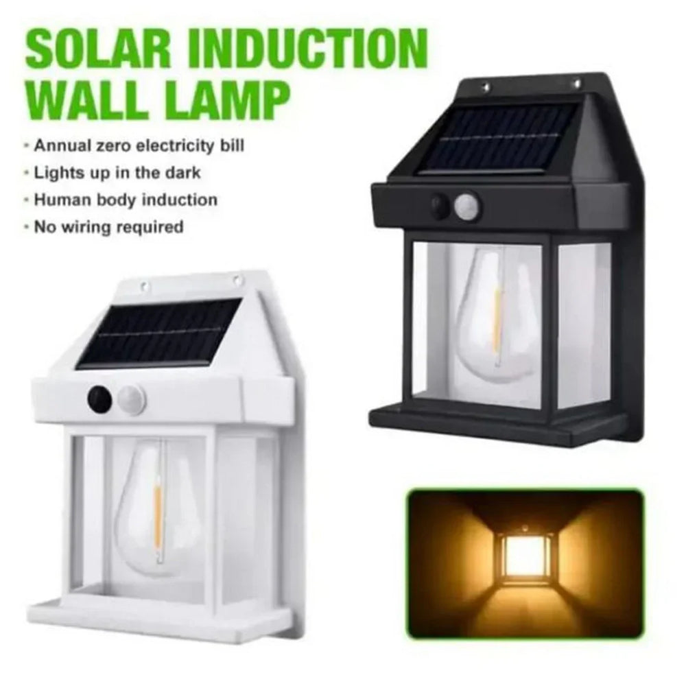 Solar Tungsten Wireless Outdoor LED Wall Light Cosmia.pk