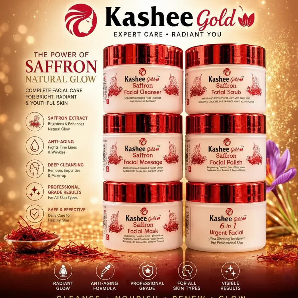 Kashee Gold Saffron Facial Kit kashee's gold