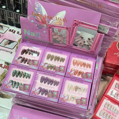 Romantic Myth Press On Gel Nails - Each Box 12Pcs Romantic Myth