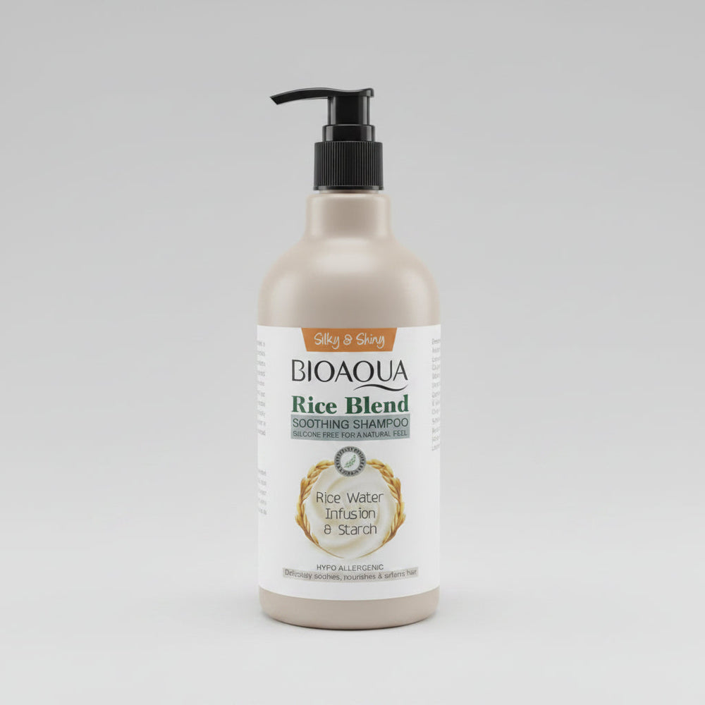 Bioaqua Rice Blend Soothing Shampoo- 500ml Bioaqua