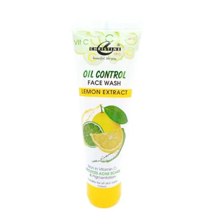 Christine Oil Control Lemon Extract Face Wash 110ml Christine
