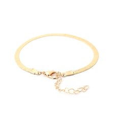 Trendy Flat Snake Chain Bracelets – Stainless Steel (Each) Cosmia