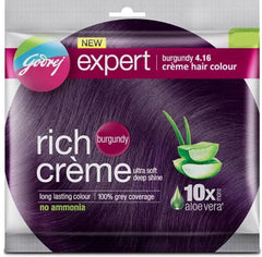 Godrej Rich Crème Hair Color 4.16 Burgundy Godrej