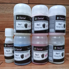 Charcoal Facial Kit (6 x 100 ML) / High Quality Charcoal Facial Kit Cosmia.pk
