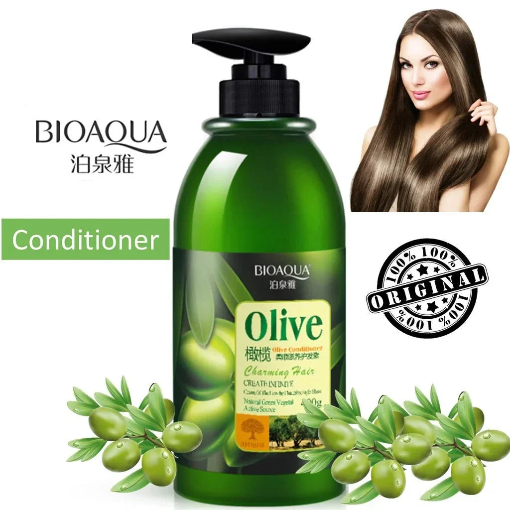 Bioaqua Olive Repair Damaged Hair Conditioner - 400g Bioaqua