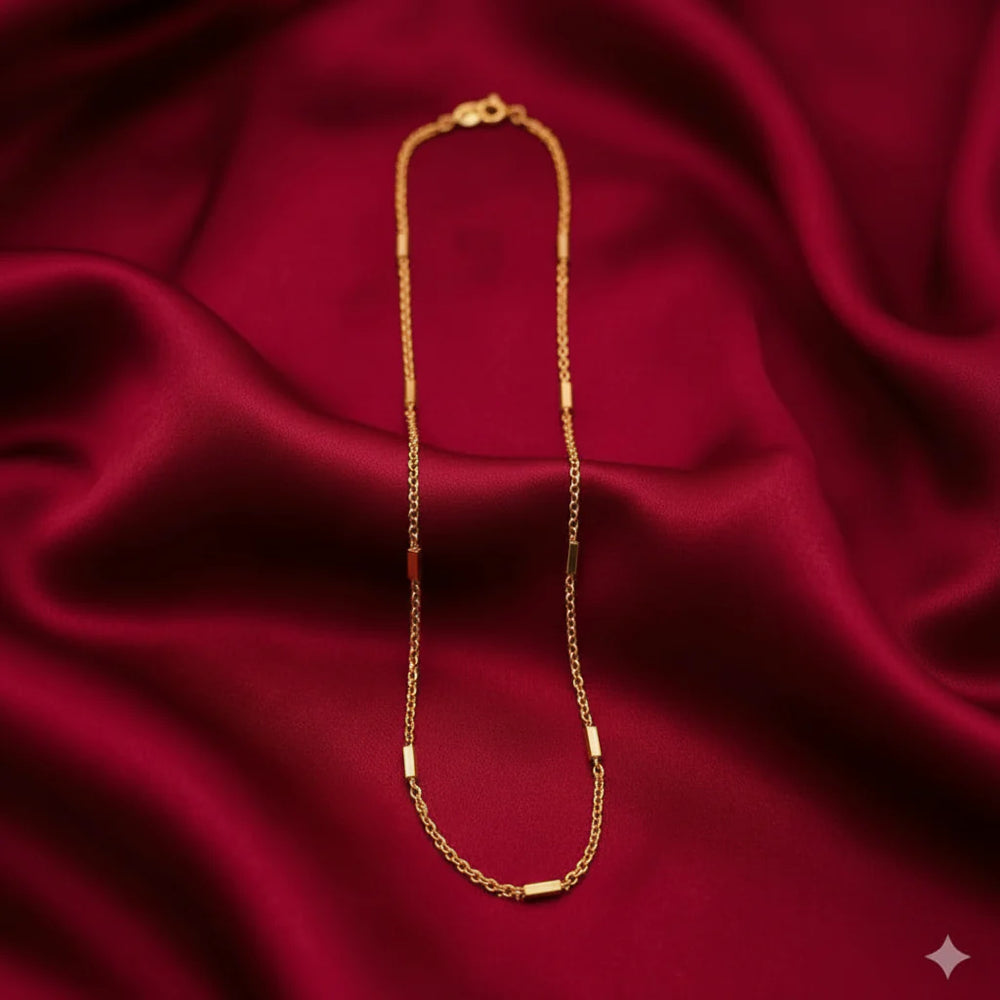 Stainless steel Capsule chain necklace Cosmia.pk