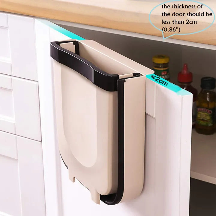 Folding Trash Bin Kitchen Cabinet Door Hanging Cosmia.pk