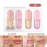 Dragon Ranee 2 Pcs Instant Volumizing Lips Plumper Essential Oil
