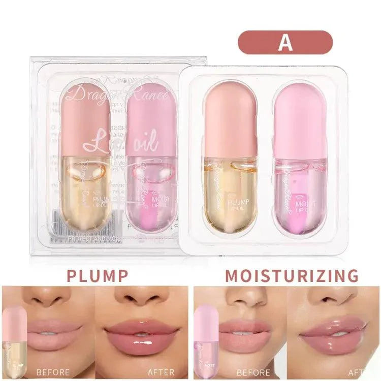 2 Pcs Instant Volumizing Lips Plumper Essential Oil Dragon Ranee