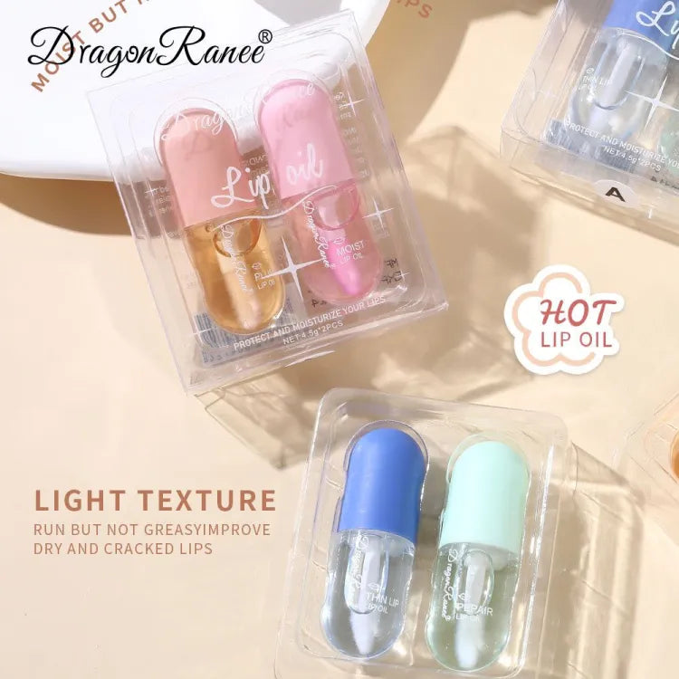 2 Pcs Instant Volumizing Lips Plumper Essential Oil Dragon Ranee