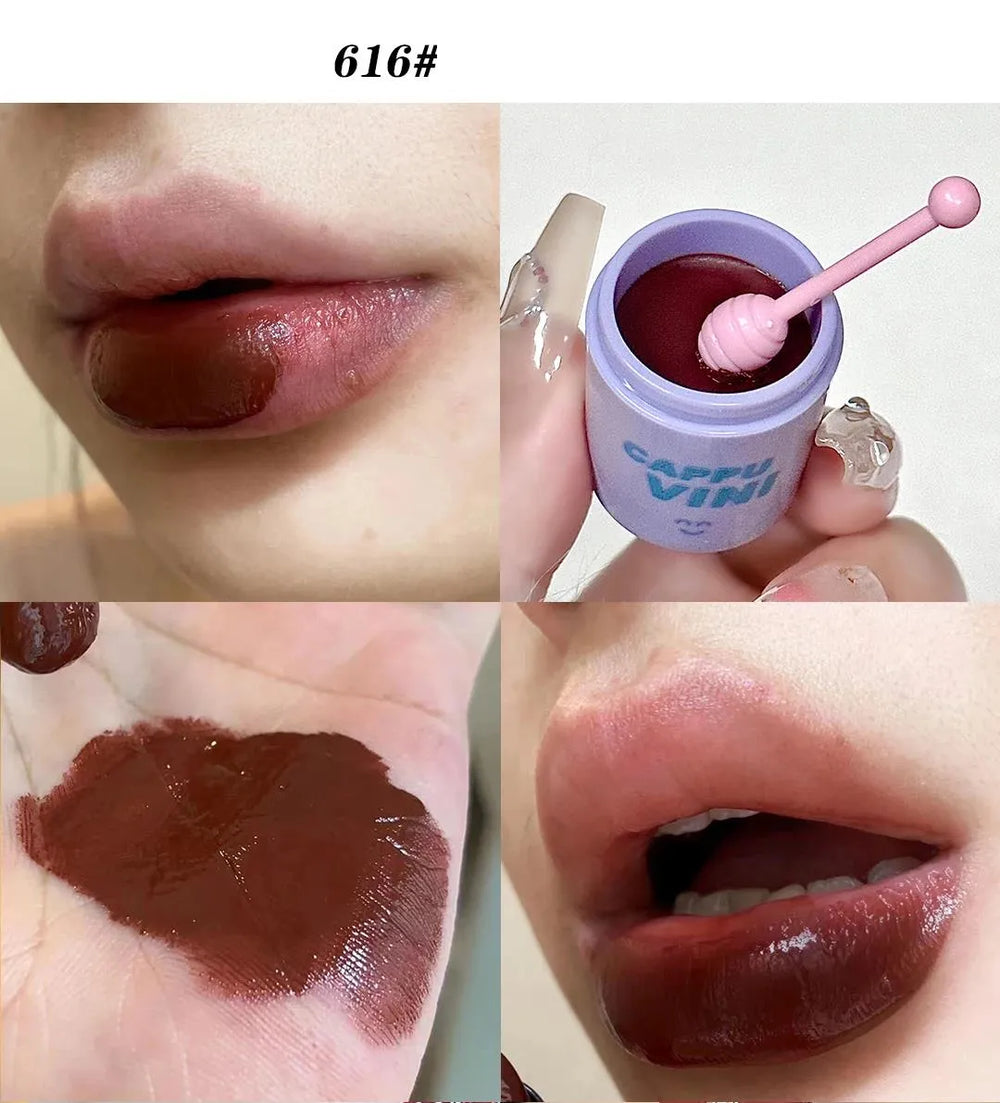 CAPPUVINI Stain-resistant Straw Cup Lip Gloss 3(Pcs) Set Cappuvini