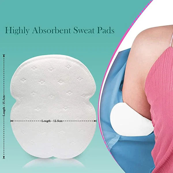10 pcs Disposable Underarm Sweat Pads Anti Allergic, Anti Bacteria Cosmia.pk