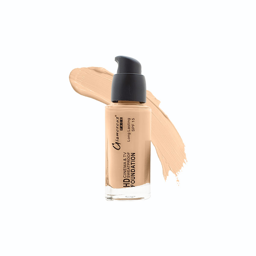 Glamorous Face HD Cinema & TV Waterproof Long Lasting Foundation Glamorous Face