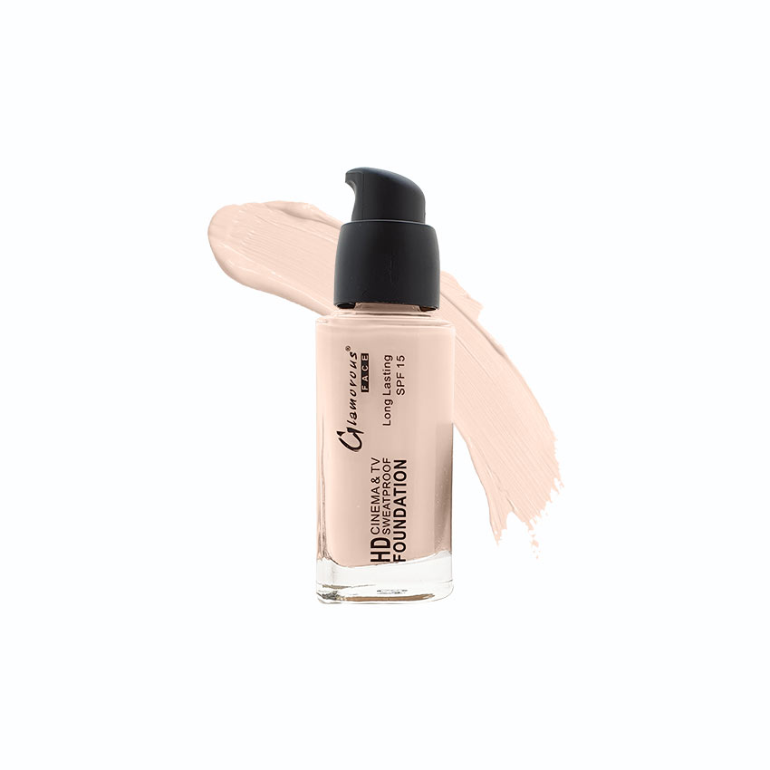 Glamorous Face HD Cinema & TV Waterproof Long Lasting Foundation Glamorous Face