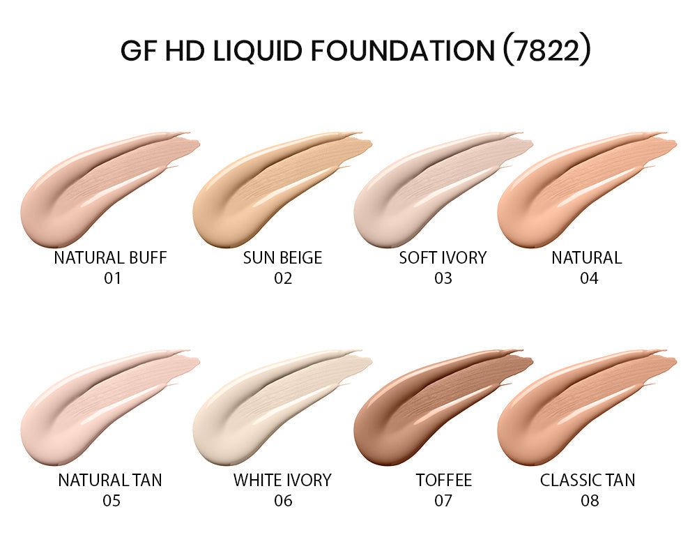 Glamorous Face HD Cinema & TV Waterproof Long Lasting Foundation Glamorous Face