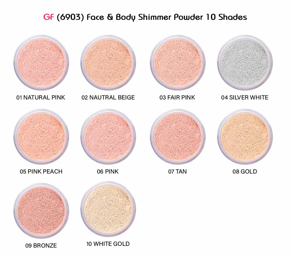 Glamorous Face Loose Face & Body Shimmer Powder Glamorous Face