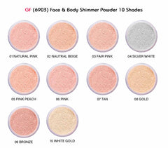 Glamorous Face Loose Face & Body Shimmer Powder Glamorous Face