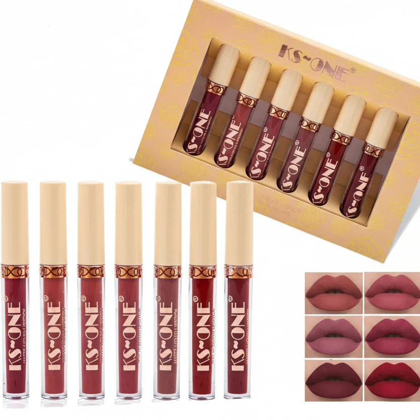 KS-One Liquid Matte Lipstick Set - Pack of 6 KS-ONE
