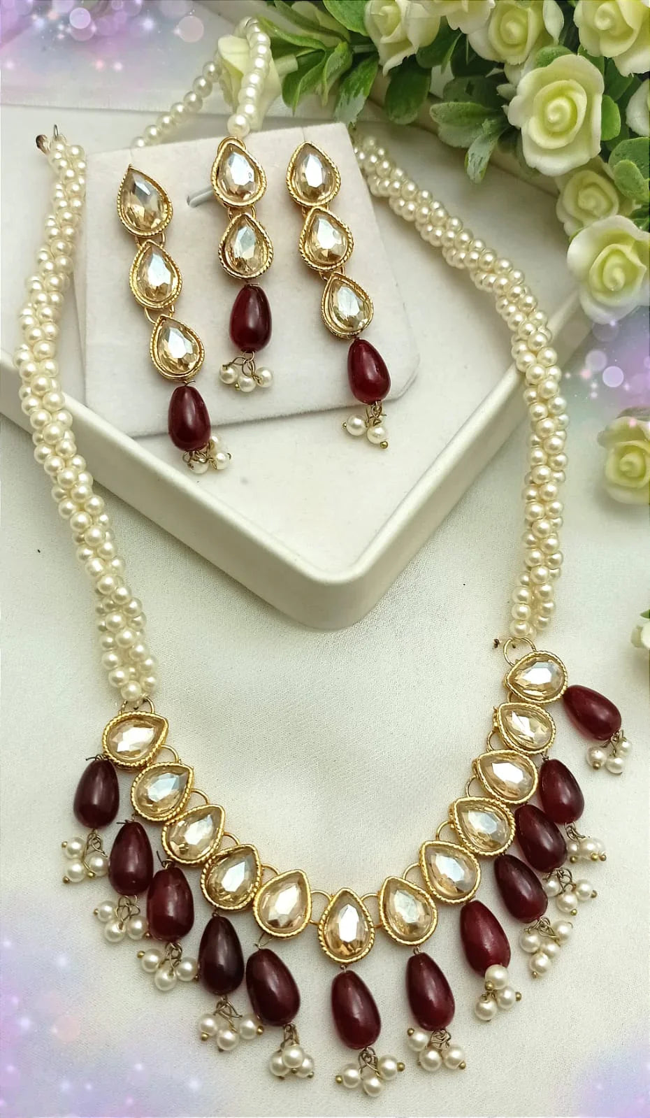 Pal Mala style Necklace set Cosmia