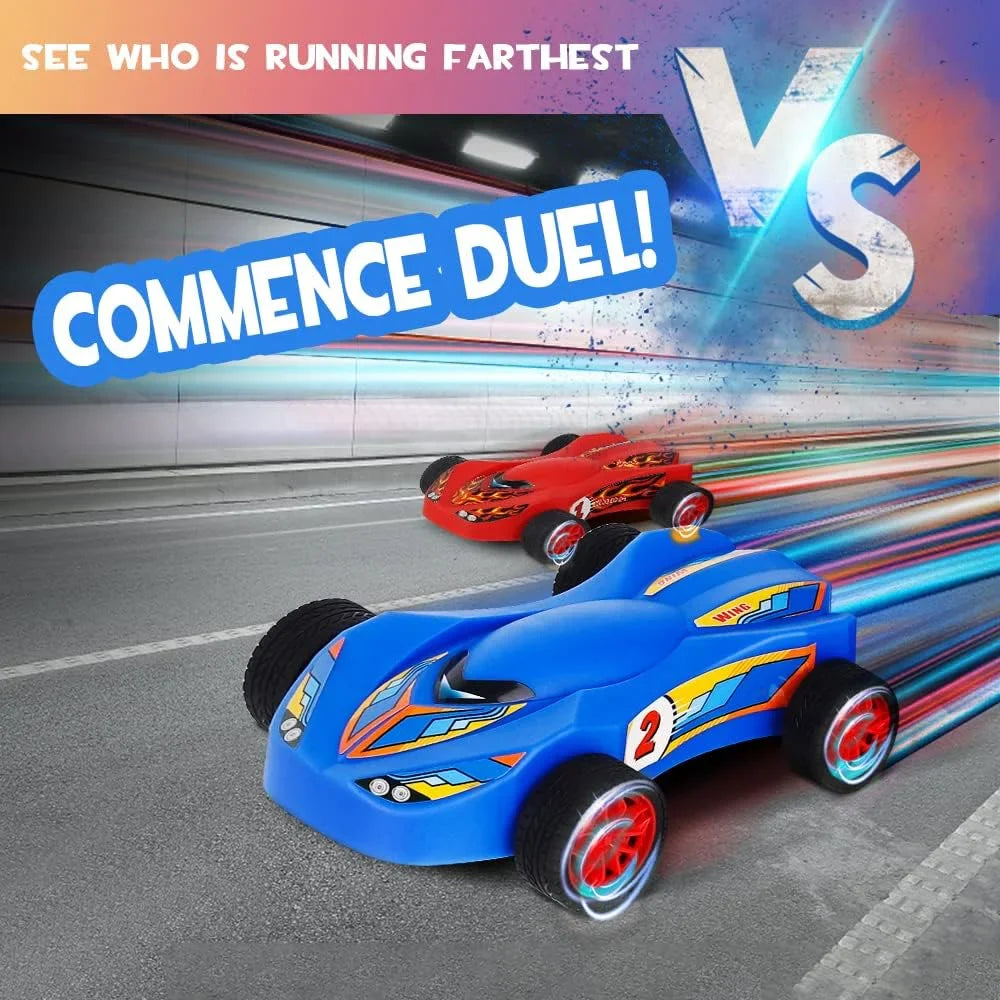 Toy Car Launchers and Air Powered Cars with Ramp and Finish Line Cosmia.pk