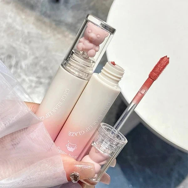 Gege Bear - Cartoon Matte Lip Gloss - 6 Pcs Set Gege Bear