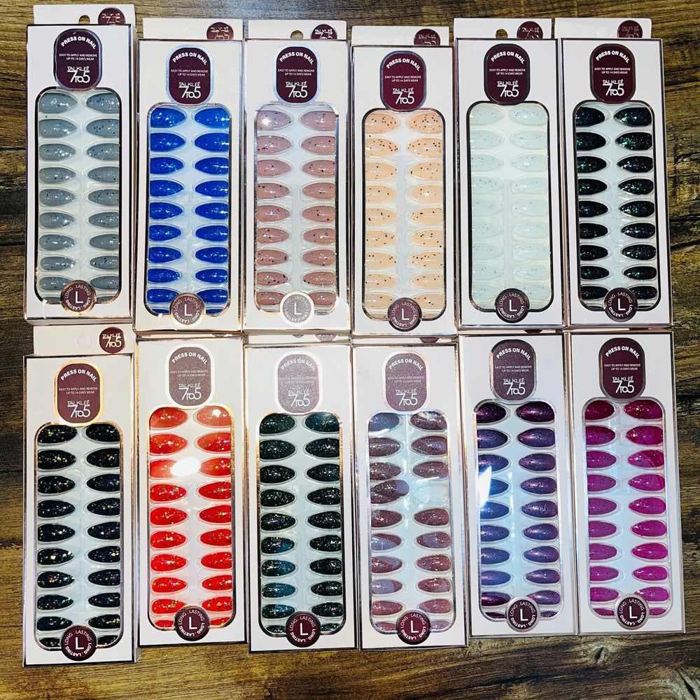 7To5 Talklee Press On nails Artifical Nails With Free Stickers Talklee