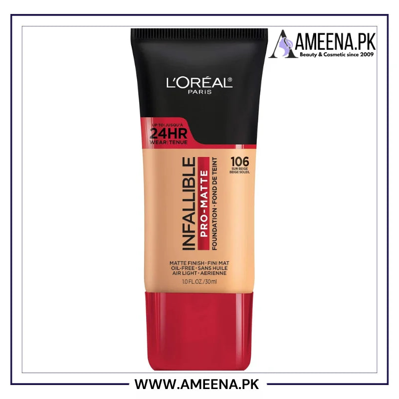 L'Oreal Paris Infallible Pro-Matte Liquid Longwear Foundation Loreal Paris