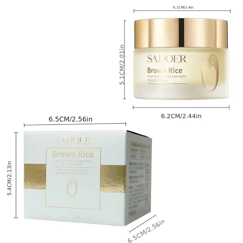 Sadoer Brown Rice Cream Nourishing & Brightening Moisturizer - 50g Sadoer
