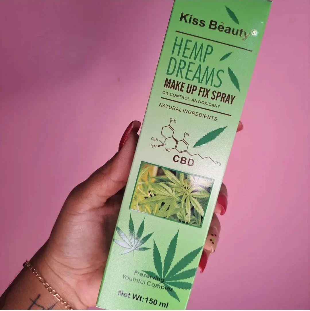 Original Kiss Beauty Hemp Dreams Makeup Fixer Spray 150ml Kiss Beauty