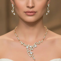Necklace stone Stud's Tops Cosmia