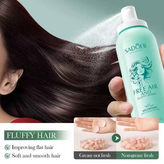 Sadoer Free Air And Fluffy Volumising Hair Spray - 150ml Sadoer