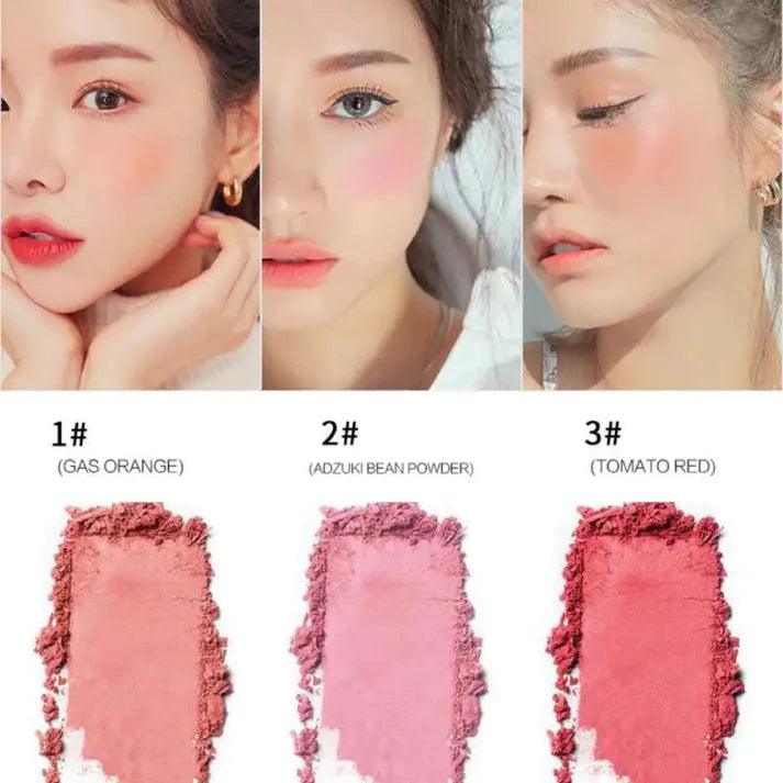 3 Colors Kaxier Blush Palette With Brush (original made in korea ) Kaxier