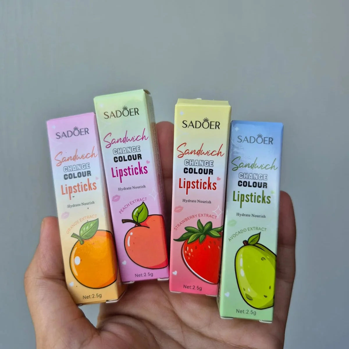 Sadoer Sandwich Temperature Changing Lipstick Sadoer