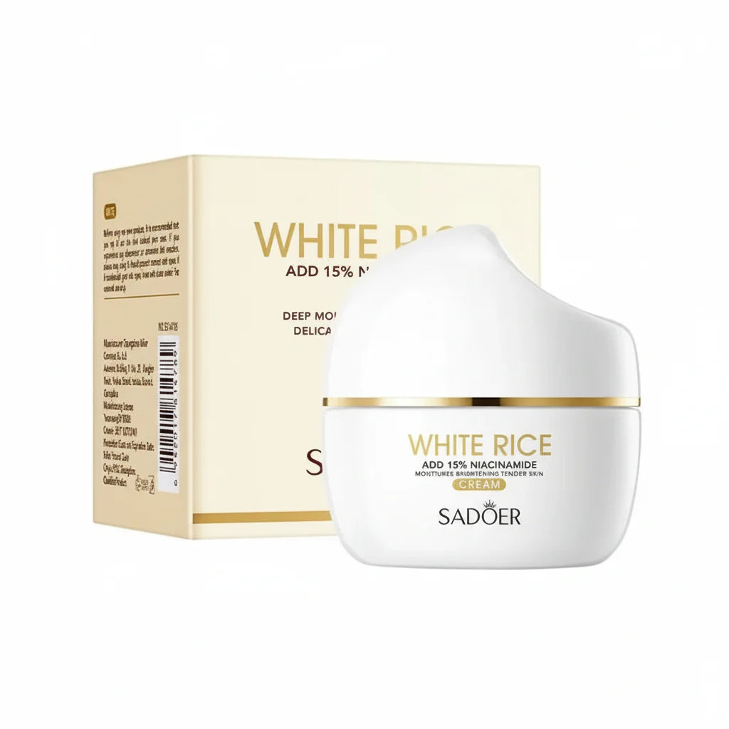 Sadoer White Rice Add 15% Niacinamide Cream - 50g Sadoer